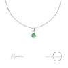 Pendentif émeraude poire 0.33ct