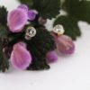 Boucles d'oreilles or jaune Diamants solitaires 0.42ct – Image 2