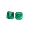 Émeraudes octogonales 0.51 ct