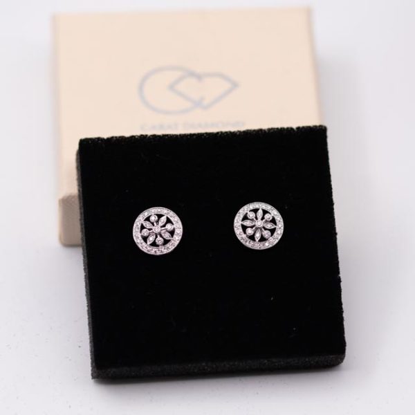 Boucles d'oreilles diamants